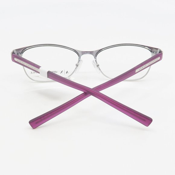 AX 1010 6050 Armani Exchange 53mm New Dark Purple Eyeglasses with case - Picture 6 of 7